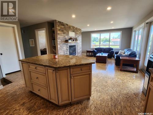 Lot 3 Bouchard Lane, Dixon Lake, SK - Indoor Photo Showing Living Room With Fireplace