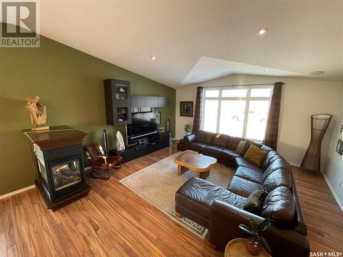 15-16 Acres On The Etomami River Banks, Hudson Bay Rm No. 394, SK - Indoor Photo Showing Living Room With Fireplace