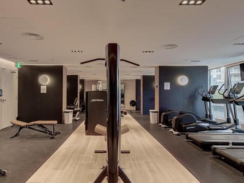 Exercise room - 2159-101 Rue Peel, Montréal (Le Sud-Ouest), QC - Indoor Photo Showing Gym Room