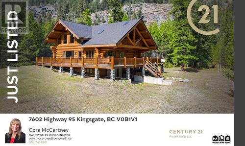 7602 95 Highway, Kingsgate, BC - Outdoor With Deck Patio Veranda