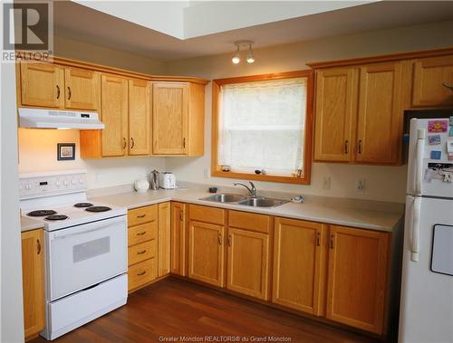 160 Campbell Rd, Arthurette, NB - Indoor Photo Showing Kitchen With Double Sink