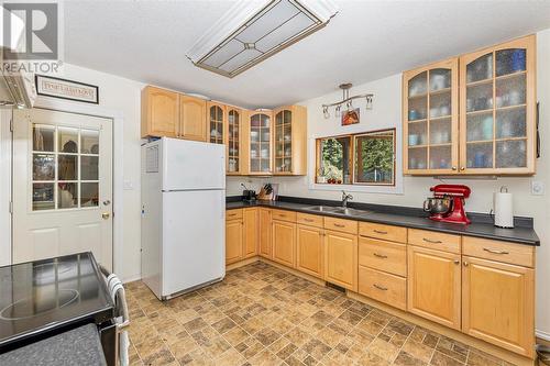 109 Horner Road, Lumby, BC - Indoor Photo Showing Kitchen With Double Sink