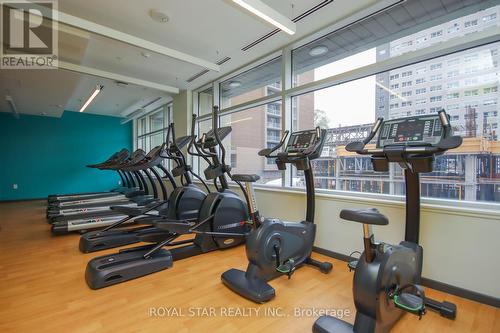 #1717 -105 Champagne Ave, Ottawa, ON - Indoor Photo Showing Gym Room