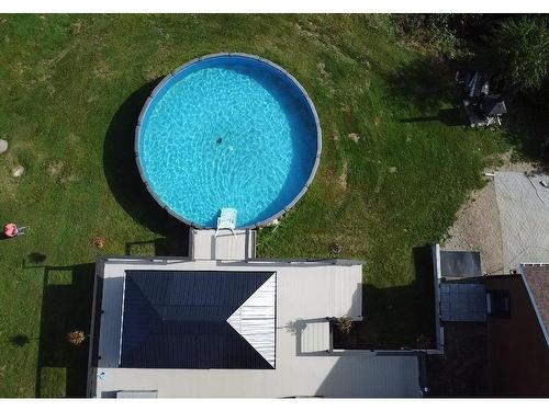 Autre - 1 Ch. De La Montagne, Saint-Siméon, QC - Outdoor With Above Ground Pool With Backyard