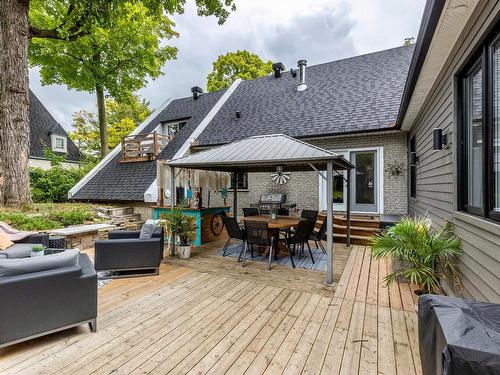 Backyard - 274 Av. Des Érables, Montréal (L'Île-Bizard/Sainte-Geneviève), QC - Outdoor With Deck Patio Veranda With Exterior