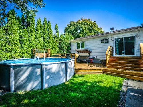 Backyard - 5100 Rue Aurèle, Longueuil (Saint-Hubert), QC - Outdoor With Above Ground Pool