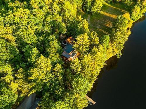 Aerial photo - 271 Ch. Du Lac, Stoke, QC - Outdoor With Body Of Water