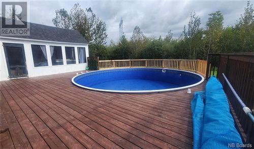 1021 Champagne, Dunlop, NB - Outdoor With Above Ground Pool