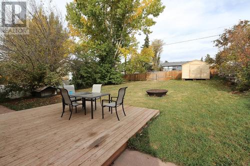 1620 95 Avenue, Dawson Creek, BC - Outdoor With Deck Patio Veranda With Backyard