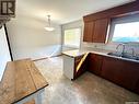 307 3Rd Avenue, Medstead, SK  - Indoor Photo Showing Kitchen With Double Sink 