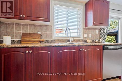 12 Shantz Ave, Brantford, ON - Indoor Photo Showing Kitchen With Double Sink