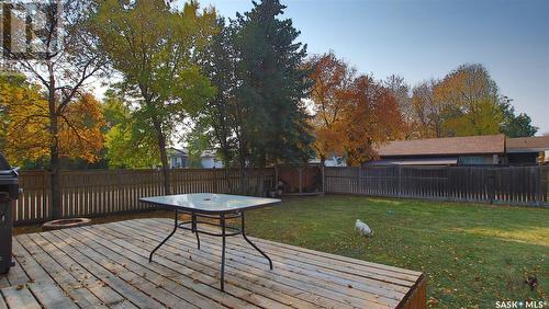 816 8Th Avenue, Rosthern, SK - Outdoor With Deck Patio Veranda With Backyard