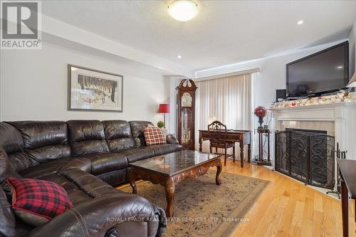3064 Highvalley Rd, Oakville, ON - Indoor Photo Showing Living Room With Fireplace