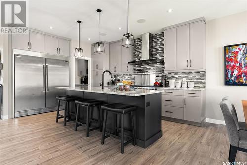 4326 Wild Rose Drive, Regina, SK - Indoor Photo Showing Kitchen With Upgraded Kitchen