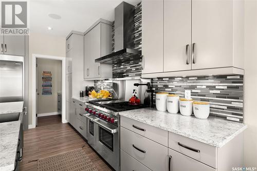 4326 Wild Rose Drive, Regina, SK - Indoor Photo Showing Kitchen With Upgraded Kitchen
