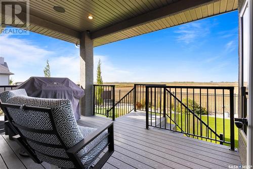 4326 Wild Rose Drive, Regina, SK - Outdoor With Deck Patio Veranda With Exterior