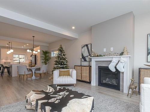 2632 Mica Pl, Langford, BC - Indoor Photo Showing Living Room With Fireplace