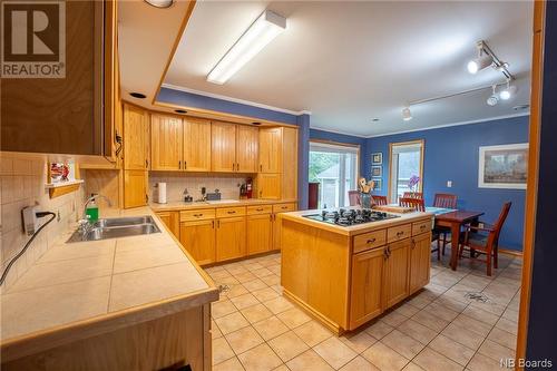 441 Ledge Road, Crocker Hill, NB - Indoor Photo Showing Kitchen With Double Sink