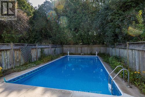 883 Cumberland Ave, Peterborough, ON - Outdoor With In Ground Pool With Backyard