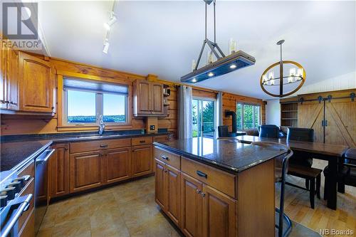 2121 Route  845, Bayswater, NB - Indoor Photo Showing Kitchen With Double Sink