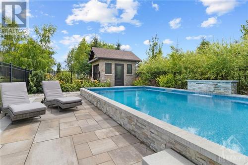 7301 Blue Water Crescent, Ottawa, ON - Outdoor With In Ground Pool