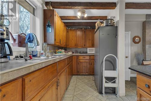 689 Carpenter Bald Hill Road, Wickham, NB - Indoor Photo Showing Kitchen With Double Sink