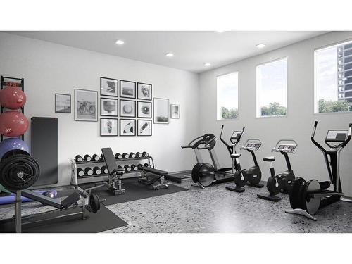 Exercise room - 506-355 Ch. Ste-Foy, Québec (La Cité-Limoilou), QC - Indoor Photo Showing Gym Room