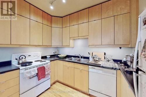 692 Richmond Street W, Toronto, ON - Indoor Photo Showing Kitchen With Double Sink