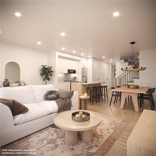 Artist's concept-main floor - 29 Dana Drive, Hamilton, ON - Indoor Photo Showing Living Room