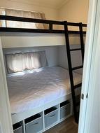 2nd Bedroom with single over double bunk bed - 