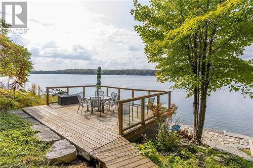 1930 White Lake Road E, Douro-Dummer, ON - Outdoor With Body Of Water With Deck Patio Veranda With View