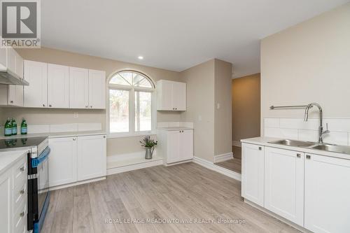 7 Guelph St, Halton Hills, ON - Indoor Photo Showing Kitchen With Double Sink