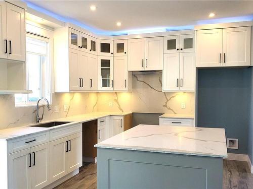 105 Despard Ave, Parksville, BC - Indoor Photo Showing Kitchen With Upgraded Kitchen