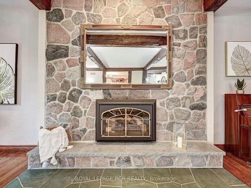 14902 Mount Pleasant Rd, Caledon, ON - Indoor With Fireplace