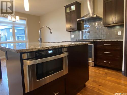 4730 Green Apple Drive, Regina, SK - Indoor Photo Showing Kitchen With Upgraded Kitchen