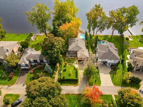 Aerial photo - 21 Cours East Gables, Beaconsfield, QC - Outdoor With In Ground Pool With Backyard