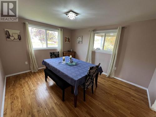 5228 40 Street, Fort Nelson, BC - Indoor Photo Showing Dining Room