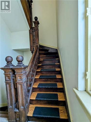 staircase to 3rd floor - 719 Queen Street, Kincardine, ON 