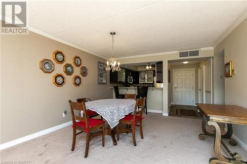 1455 2Nd Avenue W Unit# 202, Owen Sound, ON - Indoor Photo Showing Dining Room