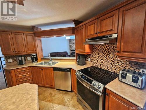 1206 Christie, Beresford, NB - Indoor Photo Showing Kitchen With Double Sink