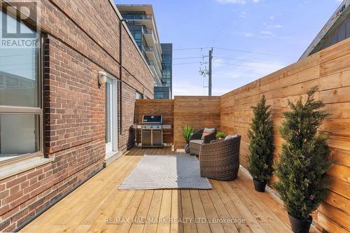 203 - 326 Carlaw Avenue, Toronto, ON - Outdoor With Deck Patio Veranda With Exterior