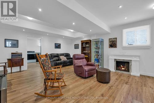174 Sandy Bay Rd, Alnwick/Haldimand, ON - Indoor Photo Showing Living Room With Fireplace