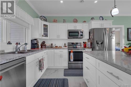 653 Sea Street, Saint John, NB - Indoor Photo Showing Kitchen With Double Sink