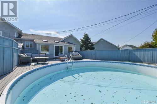 591 Pascal Street, Tracadie, NB - Outdoor With Above Ground Pool With Backyard