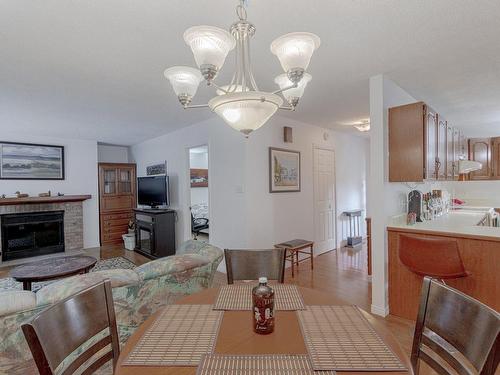 Dining room - 1759 Ch. Fortin, Magog, QC - Indoor With Fireplace