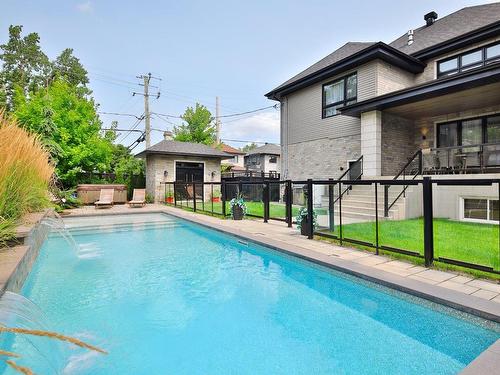 Pool - 3871 Rue Dugué, Longueuil (Saint-Hubert), QC - Outdoor With In Ground Pool With Backyard