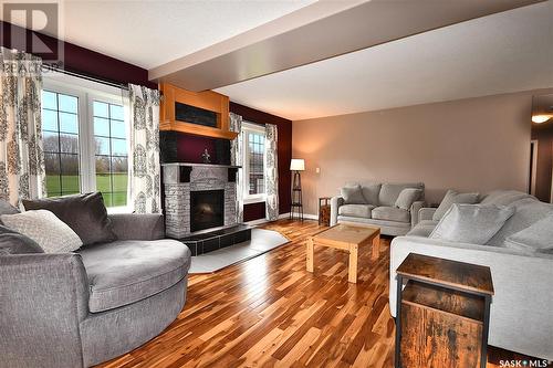 Holbein Acreage, Shellbrook Rm No. 493, SK - Indoor Photo Showing Living Room With Fireplace