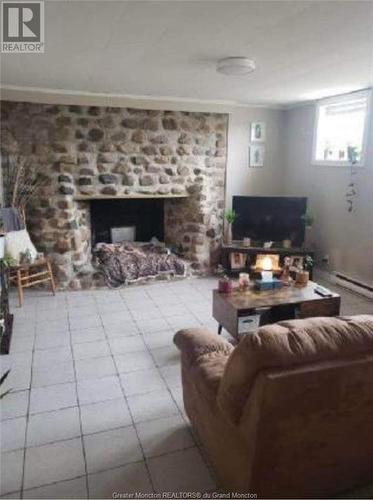 1270 Robertville Rd, Robertville, NB - Indoor Photo Showing Living Room With Fireplace