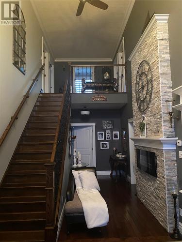 2 Mountainview Lane, Cape St George, NL - Indoor Photo Showing Other Room With Fireplace