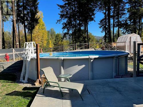 3961 20 Avenue Se, Salmon Arm, BC - Outdoor With Above Ground Pool